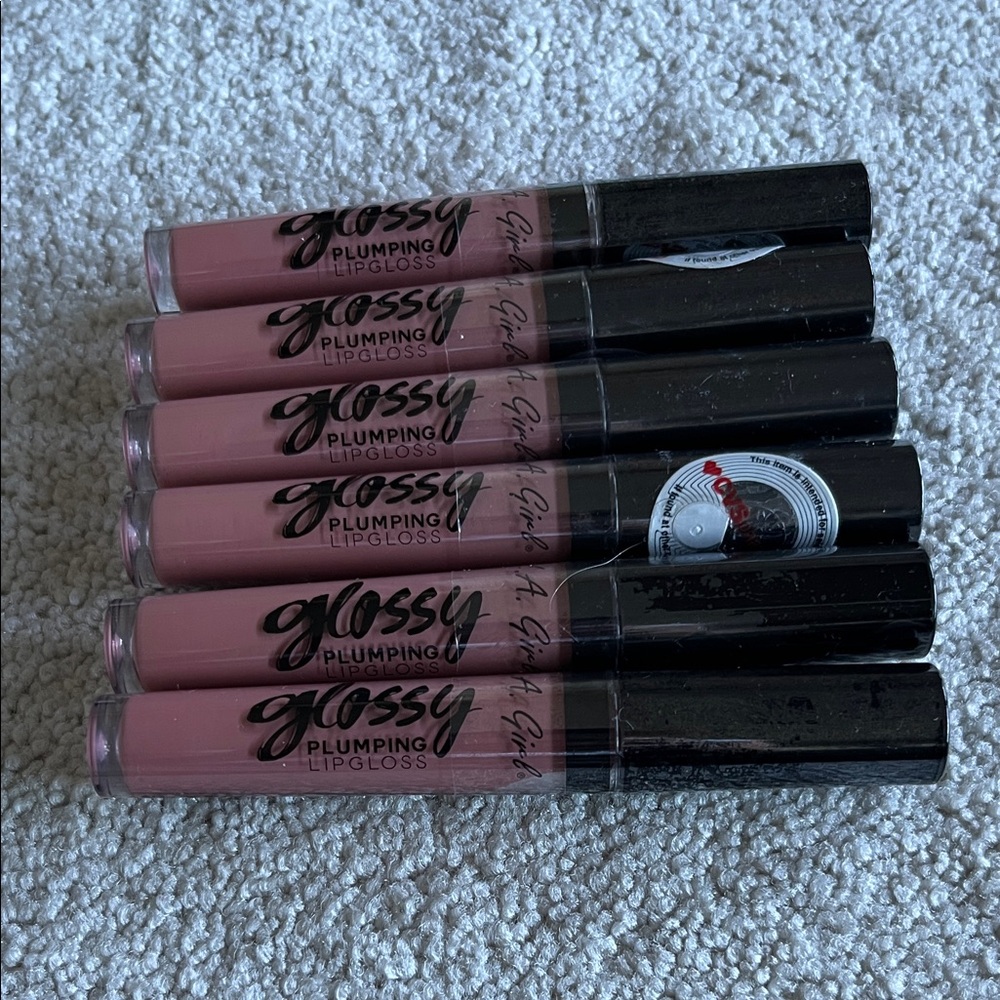NWT 6 tubes Glossy Plumping Lip Gloss Set - Plush original packaging